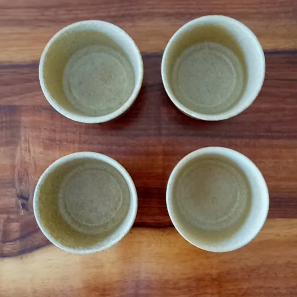 Vintage MCM Pottery Craft USA Stoneware Pottery 5-Pc. Tea Set 1970s - Picture 6 of 9
